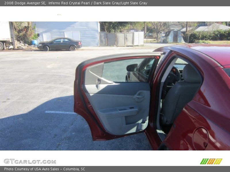 Inferno Red Crystal Pearl / Dark Slate Gray/Light Slate Gray 2008 Dodge Avenger SE