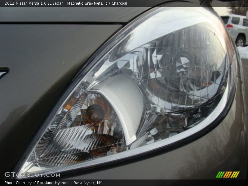 Magnetic Gray Metallic / Charcoal 2012 Nissan Versa 1.6 SL Sedan