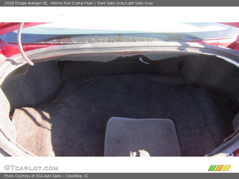 Inferno Red Crystal Pearl / Dark Slate Gray/Light Slate Gray 2008 Dodge Avenger SE