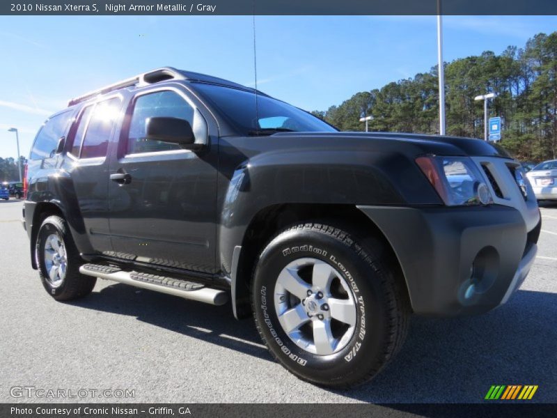 Night Armor Metallic / Gray 2010 Nissan Xterra S