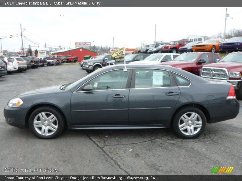 Cyber Gray Metallic / Gray 2010 Chevrolet Impala LT
