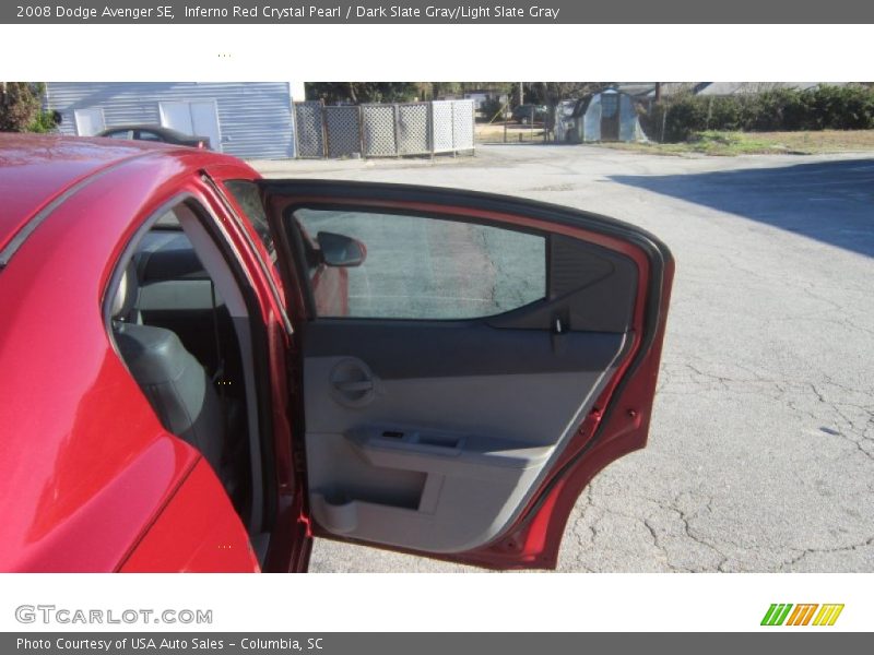 Inferno Red Crystal Pearl / Dark Slate Gray/Light Slate Gray 2008 Dodge Avenger SE