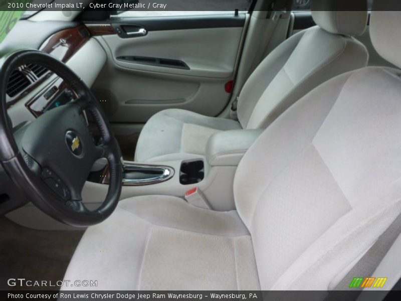 Cyber Gray Metallic / Gray 2010 Chevrolet Impala LT