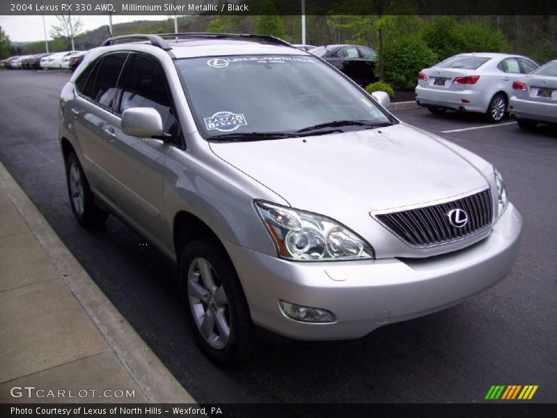 Millinnium Silver Metallic / Black 2004 Lexus RX 330 AWD