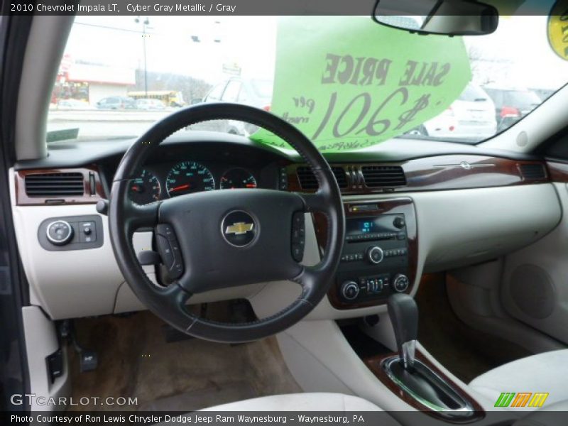 Cyber Gray Metallic / Gray 2010 Chevrolet Impala LT