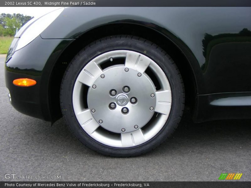 Midnight Pine Pearl / Saddle 2002 Lexus SC 430