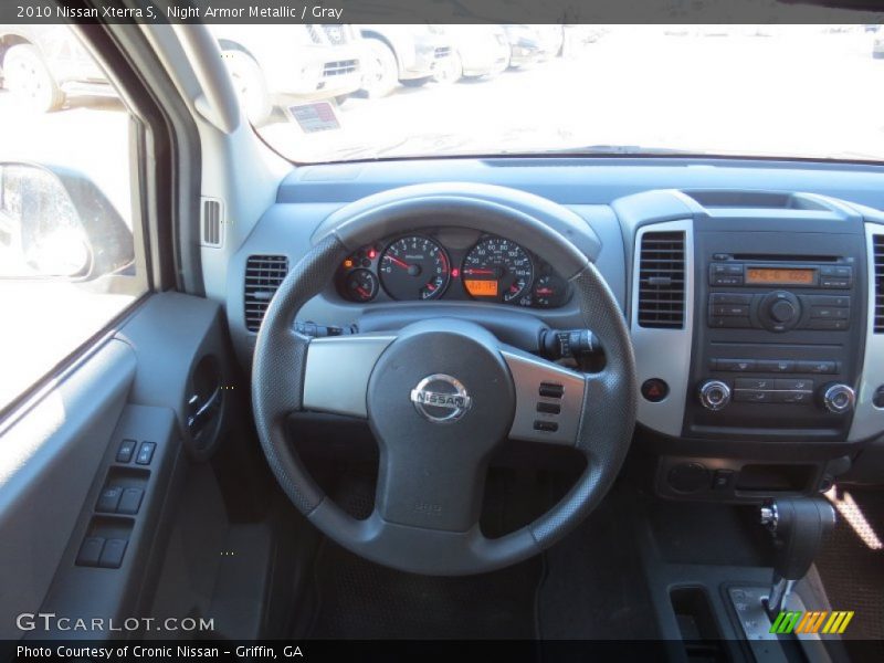Night Armor Metallic / Gray 2010 Nissan Xterra S