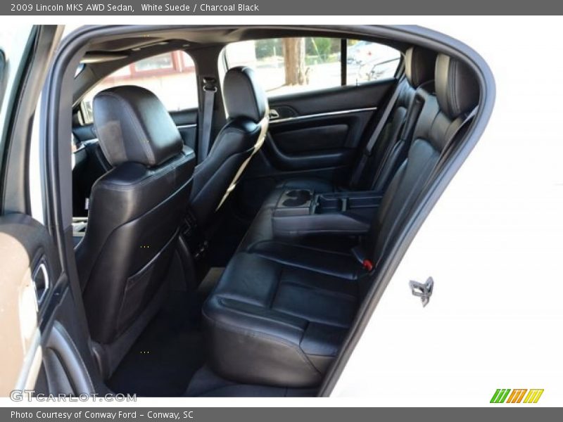 White Suede / Charcoal Black 2009 Lincoln MKS AWD Sedan