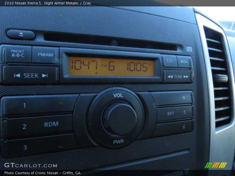 Night Armor Metallic / Gray 2010 Nissan Xterra S