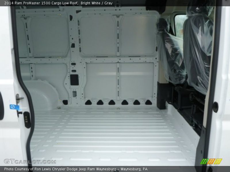 Bright White / Gray 2014 Ram ProMaster 1500 Cargo Low Roof