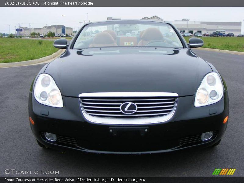 Midnight Pine Pearl / Saddle 2002 Lexus SC 430