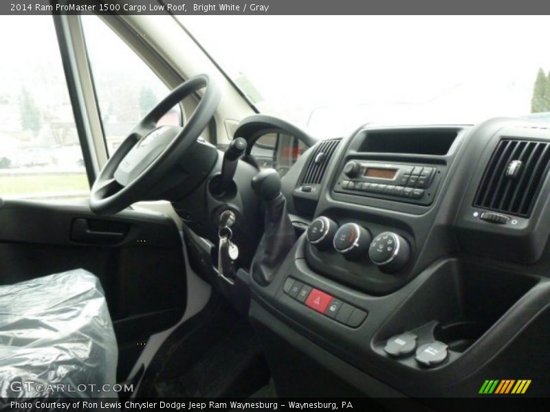 Bright White / Gray 2014 Ram ProMaster 1500 Cargo Low Roof