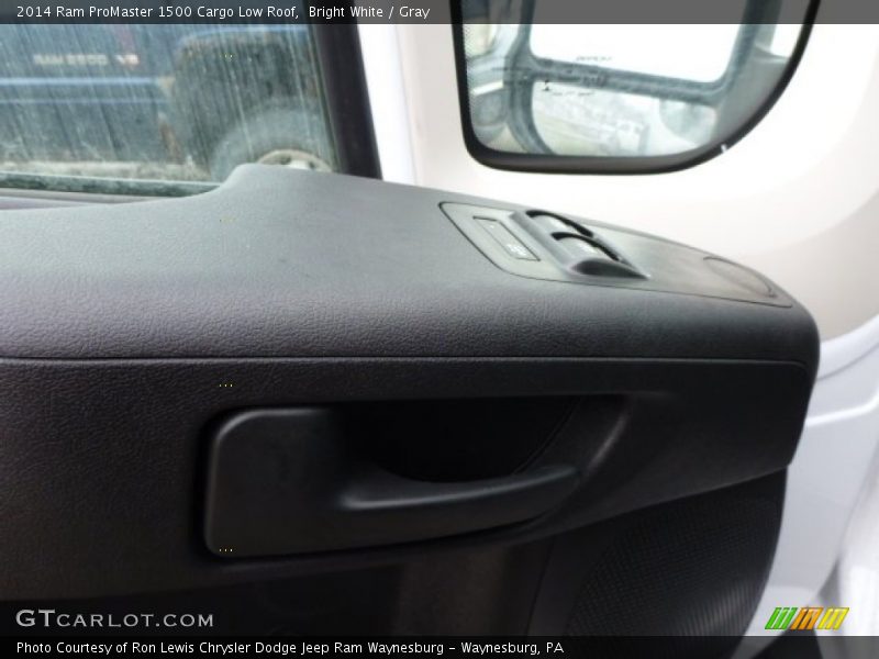 Bright White / Gray 2014 Ram ProMaster 1500 Cargo Low Roof