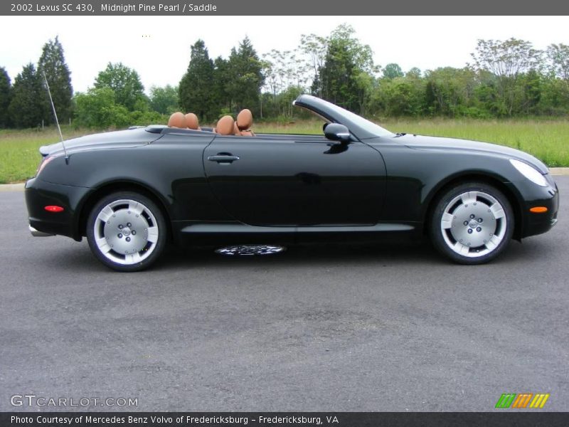 Midnight Pine Pearl / Saddle 2002 Lexus SC 430