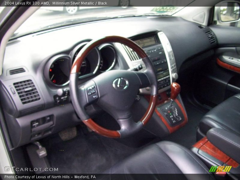 Millinnium Silver Metallic / Black 2004 Lexus RX 330 AWD