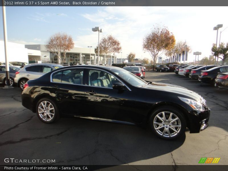 Black Obsidian / Graphite 2012 Infiniti G 37 x S Sport AWD Sedan