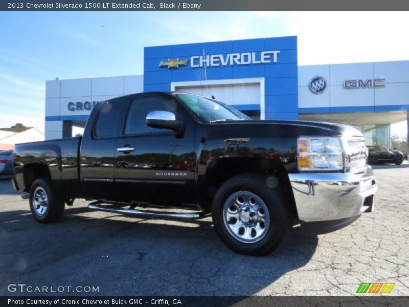 Black / Ebony 2013 Chevrolet Silverado 1500 LT Extended Cab