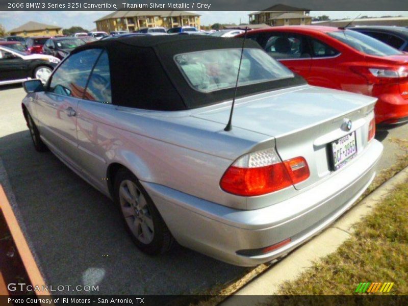 Titanium Silver Metallic / Grey 2006 BMW 3 Series 325i Convertible