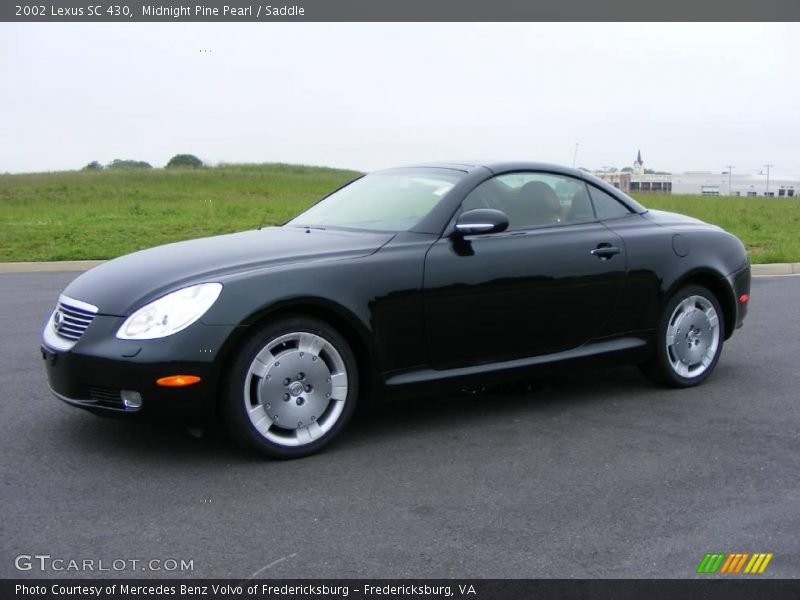 Midnight Pine Pearl / Saddle 2002 Lexus SC 430