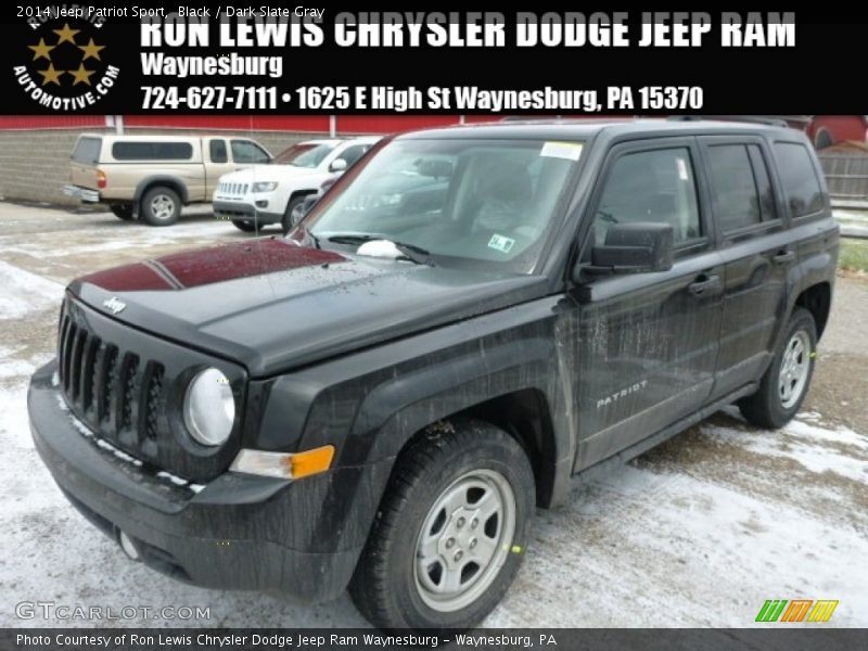 Black / Dark Slate Gray 2014 Jeep Patriot Sport