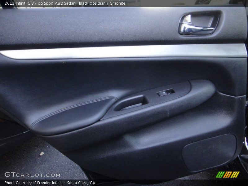 Black Obsidian / Graphite 2012 Infiniti G 37 x S Sport AWD Sedan