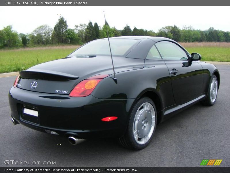 Midnight Pine Pearl / Saddle 2002 Lexus SC 430