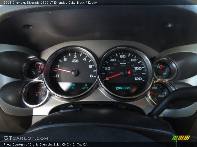 Black / Ebony 2013 Chevrolet Silverado 1500 LT Extended Cab