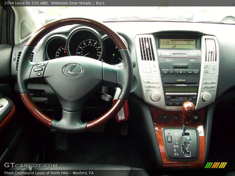 Millinnium Silver Metallic / Black 2004 Lexus RX 330 AWD