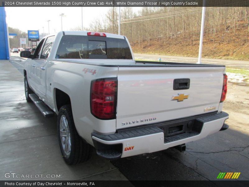 White Diamond Tricoat / High Country Saddle 2014 Chevrolet Silverado 1500 High Country Crew Cab 4x4