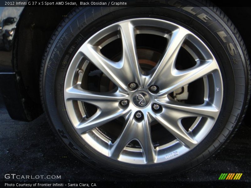 Black Obsidian / Graphite 2012 Infiniti G 37 x S Sport AWD Sedan