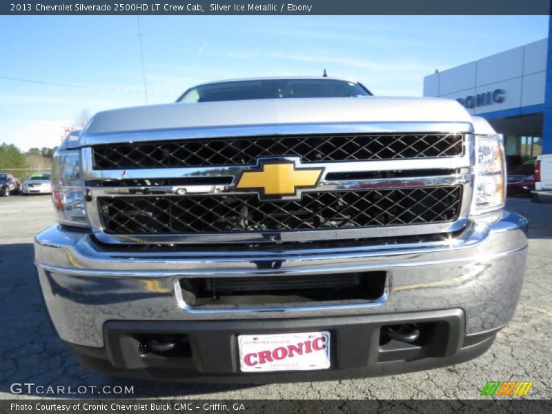 Silver Ice Metallic / Ebony 2013 Chevrolet Silverado 2500HD LT Crew Cab