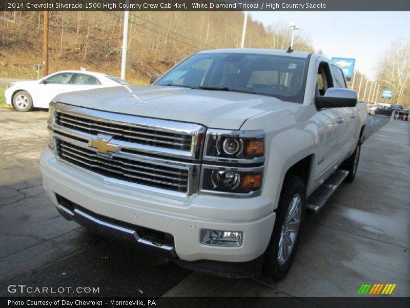 White Diamond Tricoat / High Country Saddle 2014 Chevrolet Silverado 1500 High Country Crew Cab 4x4