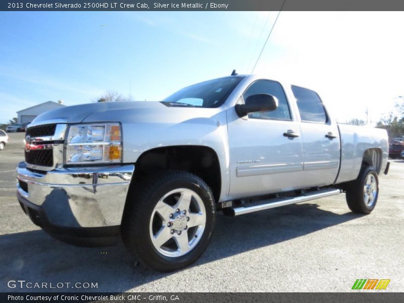Silver Ice Metallic / Ebony 2013 Chevrolet Silverado 2500HD LT Crew Cab