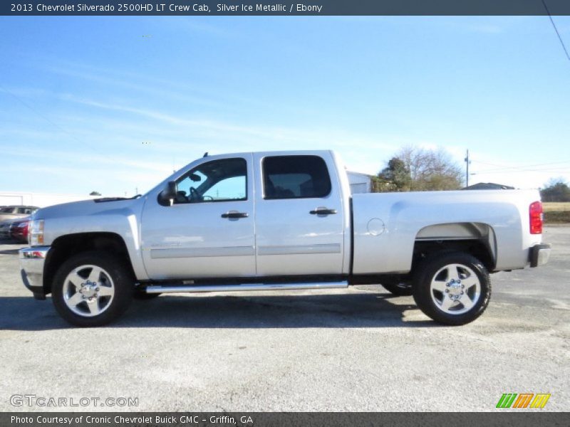 Silver Ice Metallic / Ebony 2013 Chevrolet Silverado 2500HD LT Crew Cab