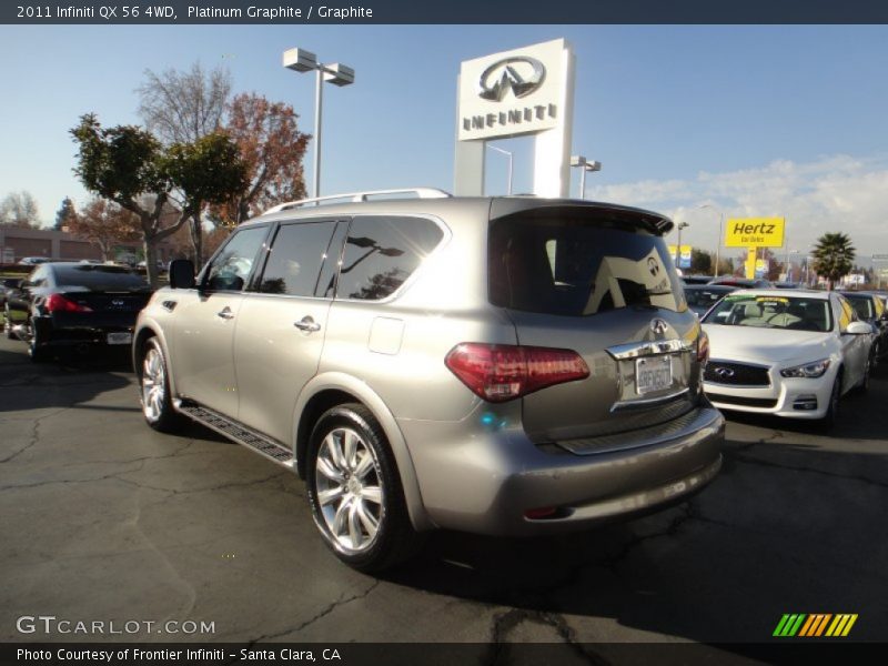 Platinum Graphite / Graphite 2011 Infiniti QX 56 4WD