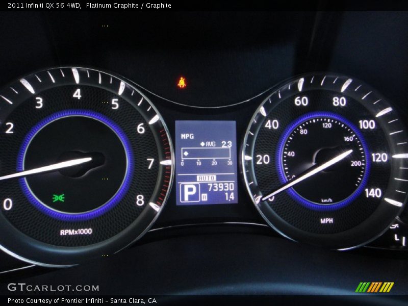 Platinum Graphite / Graphite 2011 Infiniti QX 56 4WD
