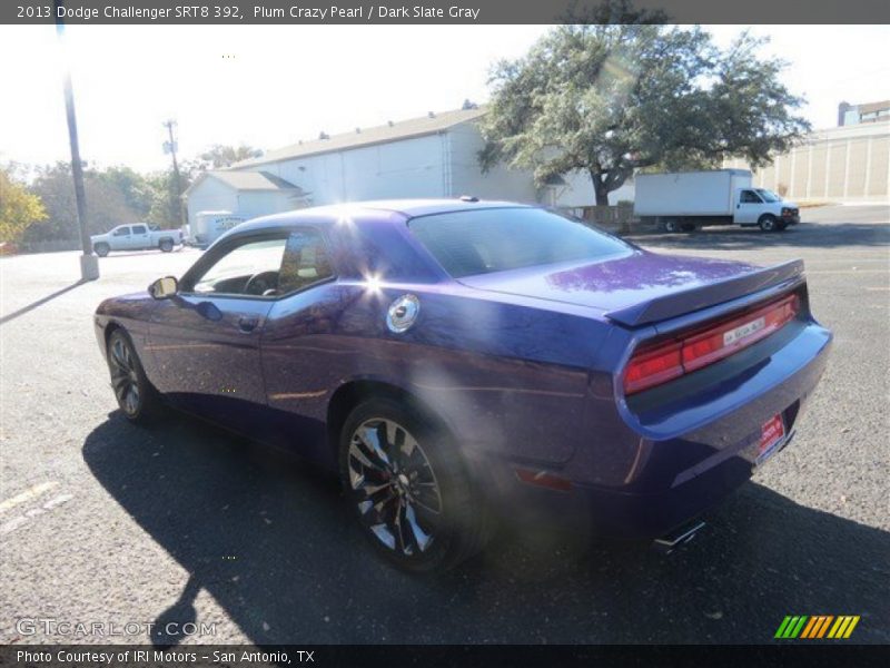 Plum Crazy Pearl / Dark Slate Gray 2013 Dodge Challenger SRT8 392
