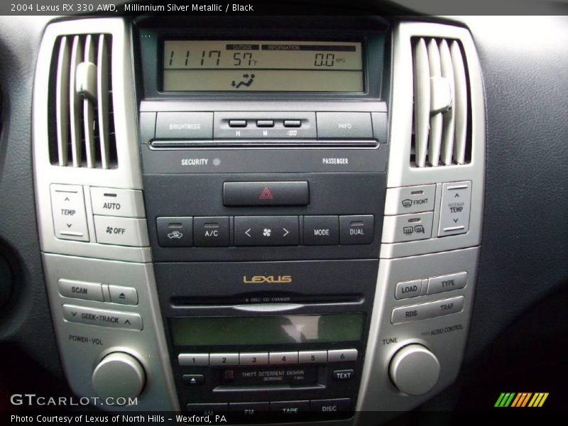 Millinnium Silver Metallic / Black 2004 Lexus RX 330 AWD
