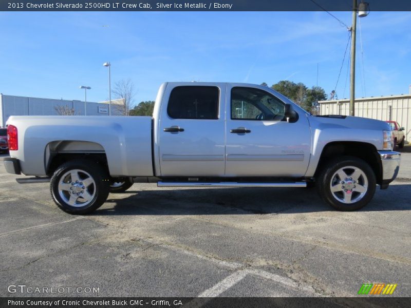 Silver Ice Metallic / Ebony 2013 Chevrolet Silverado 2500HD LT Crew Cab