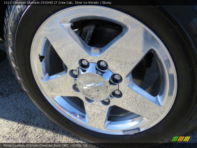 Silver Ice Metallic / Ebony 2013 Chevrolet Silverado 2500HD LT Crew Cab
