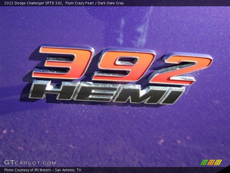 Plum Crazy Pearl / Dark Slate Gray 2013 Dodge Challenger SRT8 392
