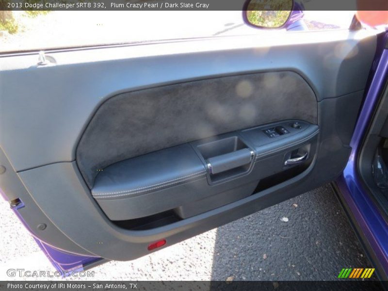 Plum Crazy Pearl / Dark Slate Gray 2013 Dodge Challenger SRT8 392