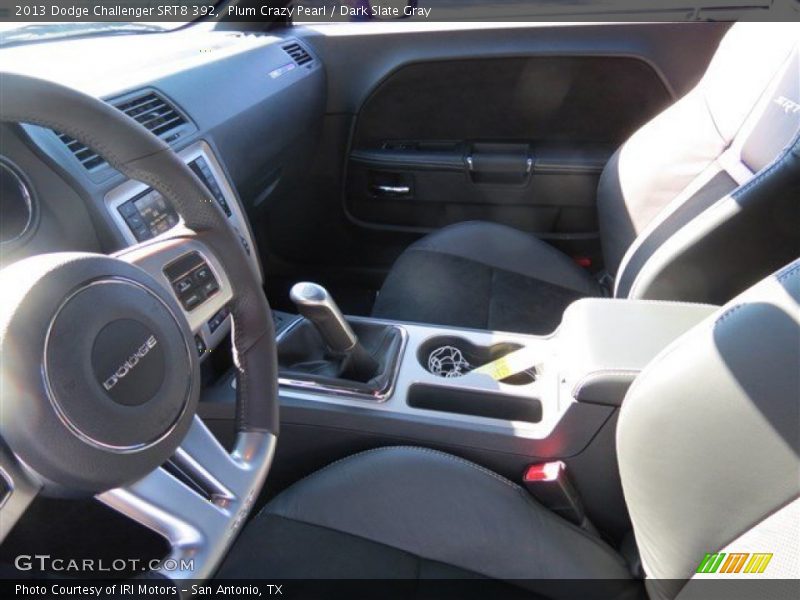 Plum Crazy Pearl / Dark Slate Gray 2013 Dodge Challenger SRT8 392