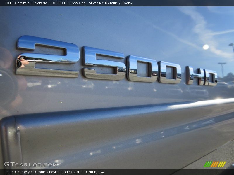 Silver Ice Metallic / Ebony 2013 Chevrolet Silverado 2500HD LT Crew Cab