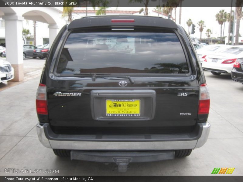 Black / Gray 2000 Toyota 4Runner SR5