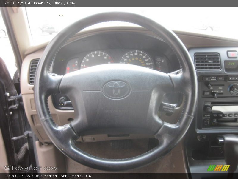 Black / Gray 2000 Toyota 4Runner SR5