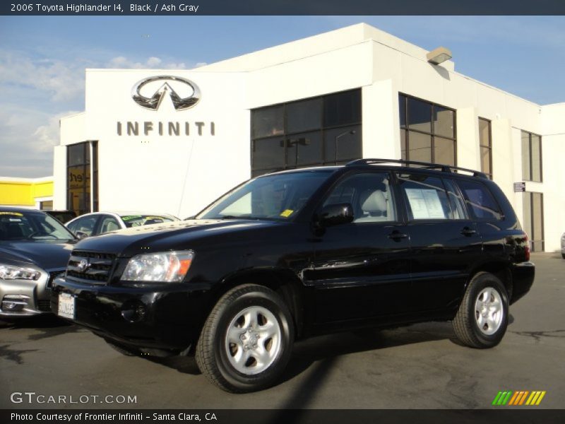 Black / Ash Gray 2006 Toyota Highlander I4