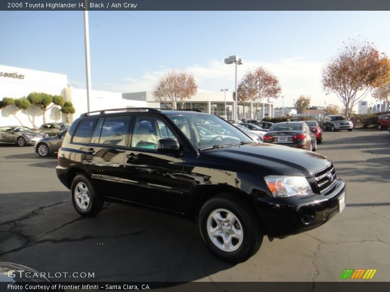 Black / Ash Gray 2006 Toyota Highlander I4