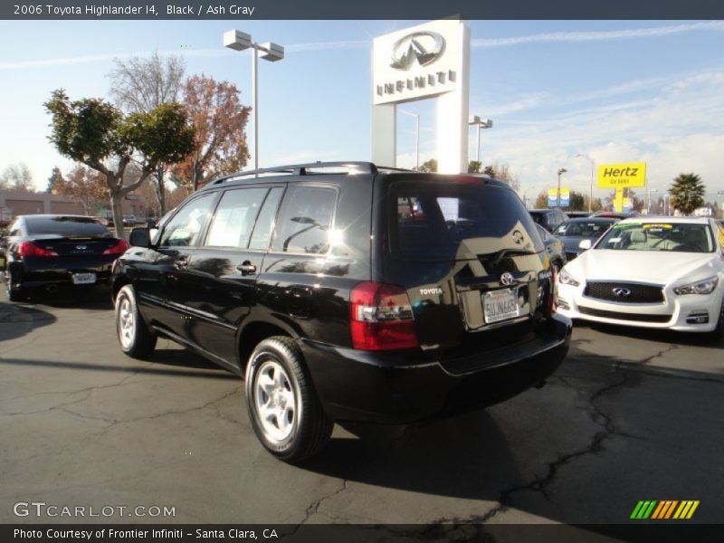 Black / Ash Gray 2006 Toyota Highlander I4
