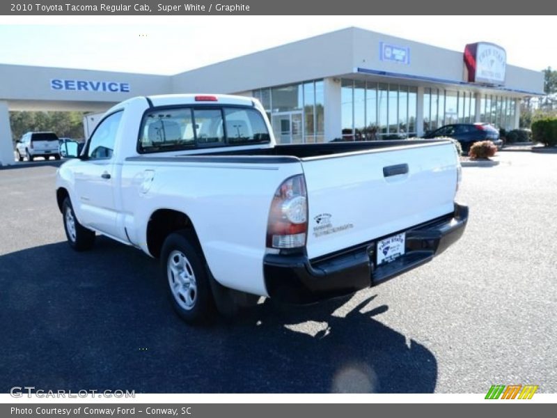 Super White / Graphite 2010 Toyota Tacoma Regular Cab